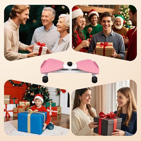 Waist Twister Machine with 300 lbs Weight Capacity, Abs Workout for Slim Waist and Core Ab Exercise, Noiseless Home Gym Exercise Equipment for Women Men, Pink and Purple in Saudi Arabia