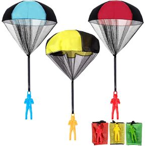 Stocking Stuffers for Kids Parachute Toys: Outdoor Toys, Birthday for Teenagers, Valentines Day Gifts for Kids Easter Basket Stuffers, Tangle Free Outdoor Flying Parachute Boys Idea in Saudi Arabia