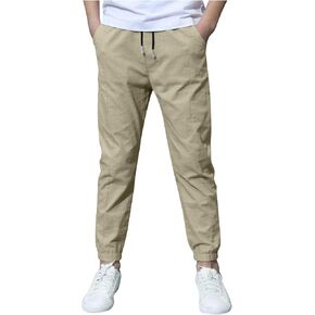 الأولاد البضائع ركض السراويل موضة مستقيم الساق بانت بسط سحب على بنطلون الركض Sweatpants مع جيوب in Kuwait