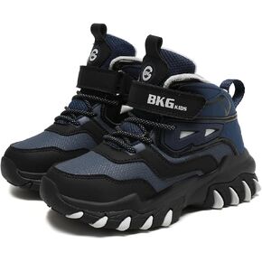 Kids Snow Shoes with Foldable Crampons Anti-Slip Insulated, Adjustable ‌Hook & Loop‌ Waterproof Winter Ankle Boots for Boys Girls Youth Children in Saudi Arabia