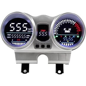 Motorcycle Odometer Digital Gauge Tachomete LED Digital 12V Motorcycle Tachometer Dashboard for CBX250 CBF250 for Twister 2001-2008 in Saudi Arabia