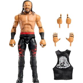 Mattel WWE Elite Action Figure & Accessories، السلسلة رقم 118، مقاس 6 بوصة لهواة التجميع جاكوب فاتو مع 25 نقطة مفصلية وأيدي قابلة للتبديل in Kuwait