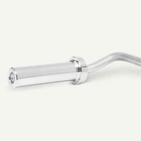 Amazon Basics Olympic 2-Inch Curl Barbell Bar, 47", Chrome in Saudi Arabia