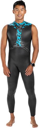 Zoot Men’s Manta Sleeveless Wetsuit, Yamamoto Neoprene Triathlon Suit with Hydrophobic Finish, Buoyancy & Arm Mobility in Saudi Arabia