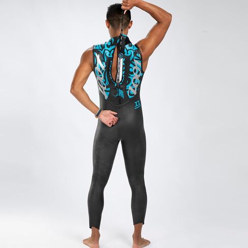 Zoot Men’s Manta Sleeveless Wetsuit, Yamamoto Neoprene Triathlon Suit with Hydrophobic Finish, Buoyancy & Arm Mobility in Saudi Arabia
