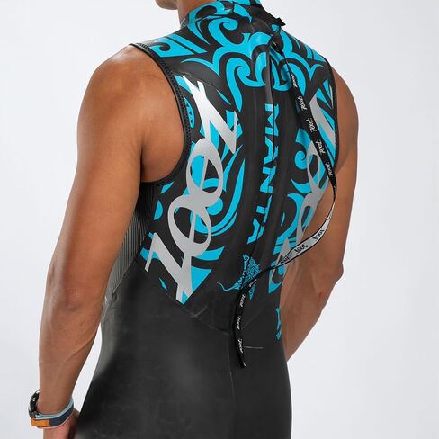 Zoot Men’s Manta Sleeveless Wetsuit, Yamamoto Neoprene Triathlon Suit with Hydrophobic Finish, Buoyancy & Arm Mobility in Saudi Arabia