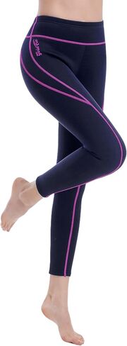 GoldFin Wetsuit Pants Women, 2mm Wetsuits Neoprene Pants Keep Warm for Water Aerobics Swimming Surfing Diving Kayaking in Kuwait