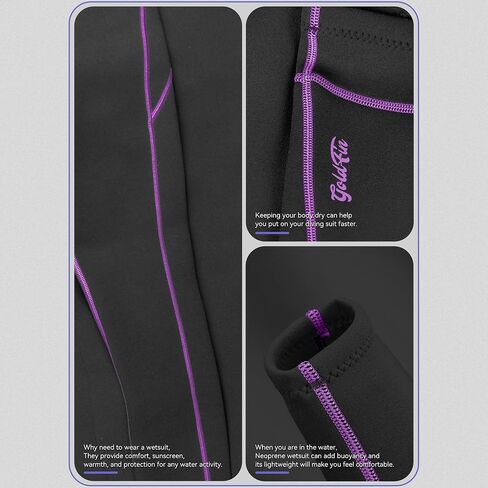 GoldFin Wetsuit Pants Women, 2mm Wetsuits Neoprene Pants Keep Warm for Water Aerobics Swimming Surfing Diving Kayaking in Kuwait