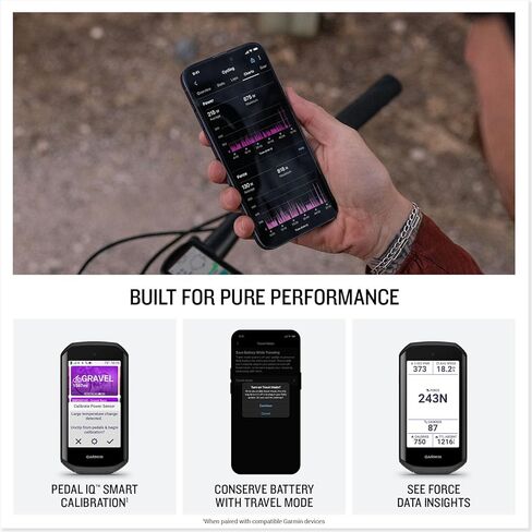 Garmin® Rally™ RS/XC210, Dual-Sensing Power Meter Bundle Road and Off-Road Riding, Rechargeable, Easy-to-Transfer, with Cycling Dynamics, Shimano SPD-SL/Shimano SPD Cleat Compatible in Saudi Arabia