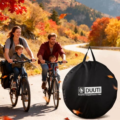 Road Bike Bag, Bike Travel Bag 27.5 to 29 inch MTB Mountain Bike/700C Road Bike Wheel Grip Bicycle Storage, Soft Bicycle Wheel Carry Bag in Saudi Arabia