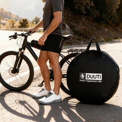 Road Bike Bag, Bike Travel Bag 27.5 to 29 inch MTB Mountain Bike/700C Road Bike Wheel Grip Bicycle Storage, Soft Bicycle Wheel Carry Bag in Saudi Arabia