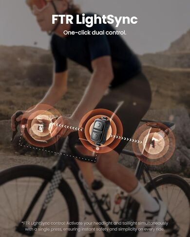مصباح أمامي للدراجة Magicshine HORI1300S، متوافق مع Garmin/Wahoo، ضوء أمامي عالي ومنخفض 1300 لومن، قابل لإعادة الشحن عبر USB-C، مقاوم للماء IPX6 للركوب الليلي وركوب الدراجات في المناطق الحضرية in Saudi Arabia
