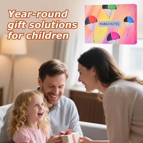 Stocking Stuffers for Kids Parachute Toys: Outdoor Toys, Birthday for Teenagers, Valentines Day Gifts for Kids Easter Basket Stuffers, Tangle Free Outdoor Flying Parachute Boys Idea in Saudi Arabia