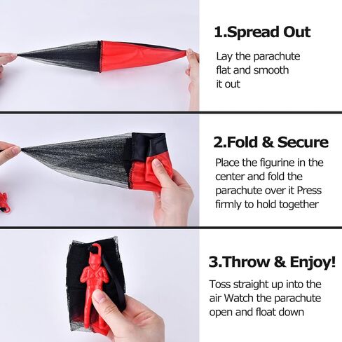 Stocking Stuffers for Kids Parachute Toys: Outdoor Toys, Birthday for Teenagers, Valentines Day Gifts for Kids Easter Basket Stuffers, Tangle Free Outdoor Flying Parachute Boys Idea in Saudi Arabia