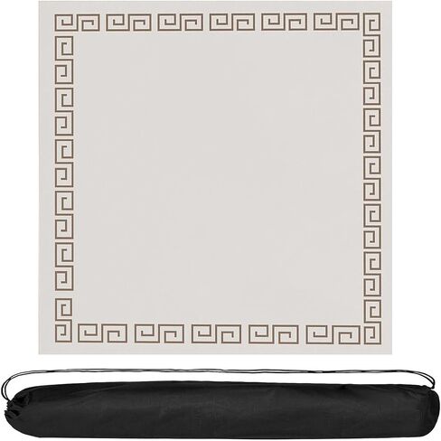 Mahjong Mat Game Table Mat Suitable for Mahjong Tile Game Poker Game Mat is Made of Rubber Material(Beige,47.2inx47.2in) in Saudi Arabia