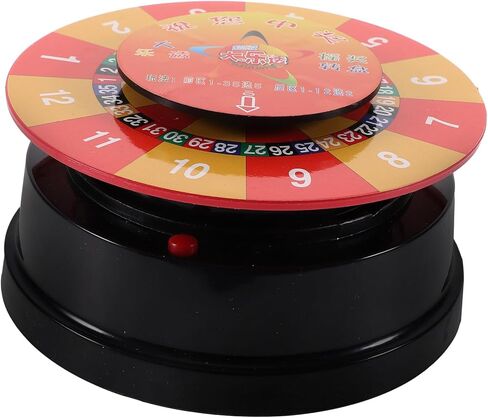 Game Rotating Roulette Wheel Party Prop for Family Gatherings Birthday Celebrations Lightweight Easy to Carry Engaging Tabletop Fun for All Ages in Saudi Arabia