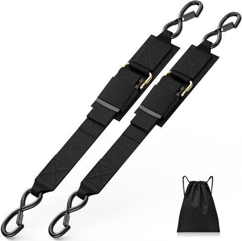 1208LB Heavy Duty Boat Tie Down Straps to Trailer, Anti-Corrosion 2" x 48" Adjustable Boat Trailer Straps for Trailering Safety with Jet Ski, Boat, Kayak, Pontoon, etc. in Saudi Arabia