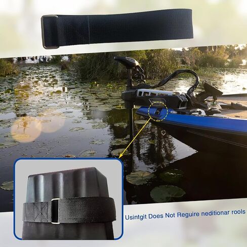 قطعة واحدة من حزام التثبيت مقاس 22 1/2 بوصة متوافق مع محرك الصيد Minn Kota، من أجل Minn Kota Fortrex، Powerdrive، محرك الصيد Ultex، حزام التثبيت للقوارب in Kuwait