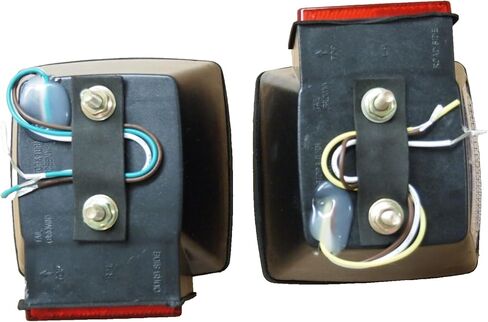 مجموعة مصابيح LED للمقطورة 12 فولت - مصابيح إيقاف/انعطاف/خلفية غاطسة معتمدة من وزارة النقل للقوارب والمرافق ومقطورات RV - موصل ذو 4 دبابيس in Kuwait