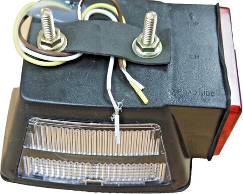 مجموعة مصابيح LED للمقطورة 12 فولت - مصابيح إيقاف/انعطاف/خلفية غاطسة معتمدة من وزارة النقل للقوارب والمرافق ومقطورات RV - موصل ذو 4 دبابيس in Kuwait