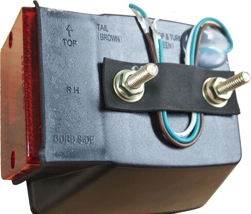 مجموعة مصابيح LED للمقطورة 12 فولت - مصابيح إيقاف/انعطاف/خلفية غاطسة معتمدة من وزارة النقل للقوارب والمرافق ومقطورات RV - موصل ذو 4 دبابيس in Kuwait