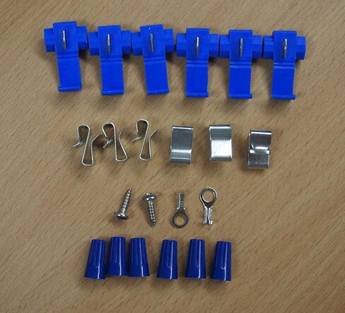 مجموعة مصابيح LED للمقطورة 12 فولت - مصابيح إيقاف/انعطاف/خلفية غاطسة معتمدة من وزارة النقل للقوارب والمرافق ومقطورات RV - موصل ذو 4 دبابيس in Kuwait