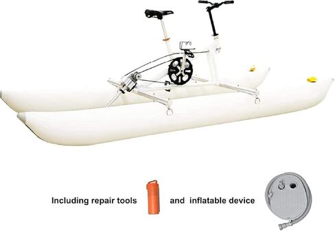 Single-Person Water Bike, Outdoor Pedal Bike Boat, Water Sports Travel Kayak Sea Sports Fun Fishing, Lake Inflatable Kayak Bicycle Boat in Saudi Arabia