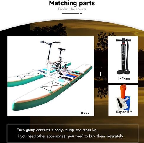 Water Bikes, Sea Pedal Bicycle Boat, Inflatable Kayak Bikeboat for Lake, Water Sports Touring Kayaks, Cardio Cycle Inflatable Kayak Camping, for Kayaking, Pedaling, and Sightseeing in Saudi Arabia