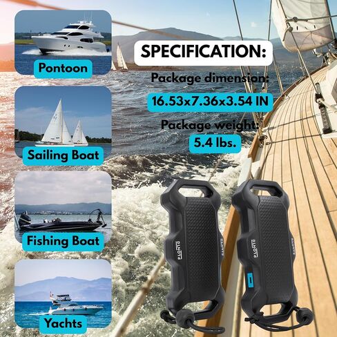 Boat Fenders Boat Bumpers for Docking Upgraded Boat Fenders Bumpers, Fit for Bass Boat Jon Boat Large Boat and Pontoon Boat-Solid Material Boat Bumper in Saudi Arabia