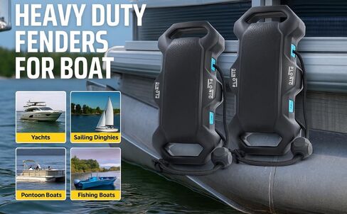 Boat Fenders Boat Bumpers for Docking Upgraded Boat Fenders Bumpers, Fit for Bass Boat Jon Boat Large Boat and Pontoon Boat-Solid Material Boat Bumper in Saudi Arabia