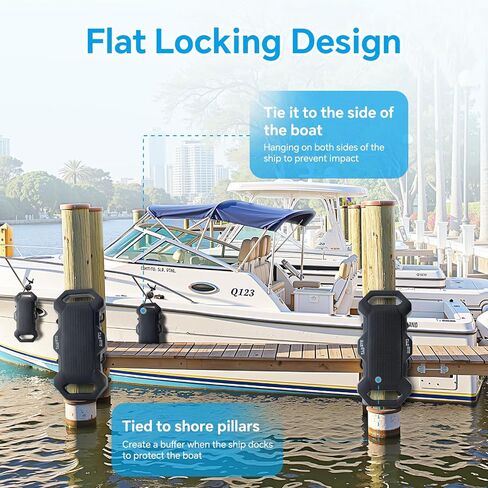 Boat Fenders Boat Bumpers for Docking Upgraded Boat Fenders Bumpers, Fit for Bass Boat Jon Boat Large Boat and Pontoon Boat-Solid Material Boat Bumper in Saudi Arabia