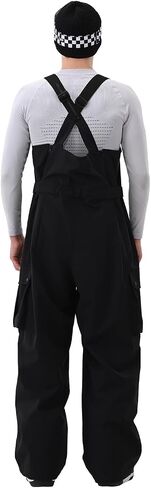 Men Ski Bib 3L Snowboard Baggy Pants Snow Overalls Waterproof Windproof Insulate Warm Winter in Saudi Arabia