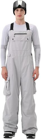 Men Ski Bib 3L Snowboard Baggy Pants Snow Overalls Waterproof Windproof Insulate Warm Winter in Saudi Arabia