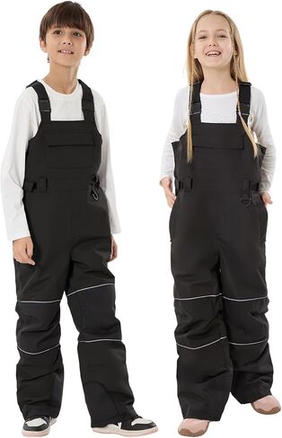 GSOU SNOW Kids Snow Bibs Boys Girls Ski Bib Snowboard Pants Insulated Waterproof Winter Overalls(3-16Years) in Saudi Arabia