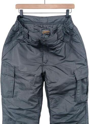 Boy's Insulated Cargo Snowboard Snow Pants - Black, Youth in Saudi Arabia