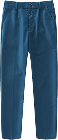 الأولاد السراويل تمتد Sweatpants الساق المستقيمة توالت تنحنح الركض بانت في سن المراهقة بانت عارضة النشطة مع جيوب in Kuwait