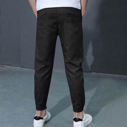 الأولاد البضائع ركض السراويل موضة مستقيم الساق بانت الركض في سن المراهقة Sweatpants بسط سحب على بنطلون مع جيوب in Kuwait