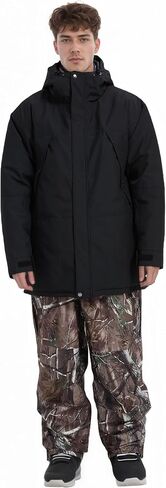 North Peak Womens Mens Baggy Snow Ski Pants Waterproof Windproof Insulated Winter Outdoor Snow Snowboard Cargo Pants in Saudi Arabia