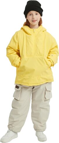 أطفال الثلوج السراويل الفتيان الفتيات الشتاء للماء السراويل الفضفاضة فضفاضة في الهواء الطلق على الجليد التزلج الرباط السراويل المرنة in Kuwait