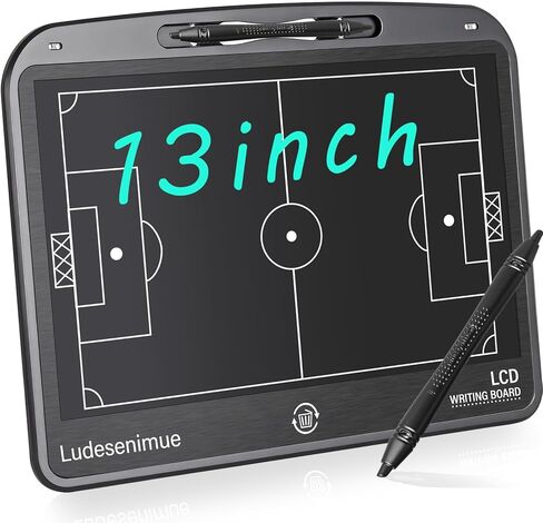 لوحة تدريب كرة القدم الإلكترونية - لوحة تكتيكات كرة القدم LCD مقاس 16 بوصة مع قلم ستايلس، هدايا مدرب كرة القدم، معدات التدريب in Kuwait