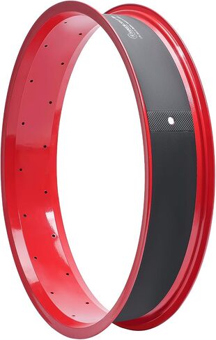 YunSCM 26x4.0 Inch Rim Strip Rim Tape Fat Tire Liner PVC Inner Tube Cushion Protector Anti Puncture for Bikes (Black) 2-PCS in Saudi Arabia