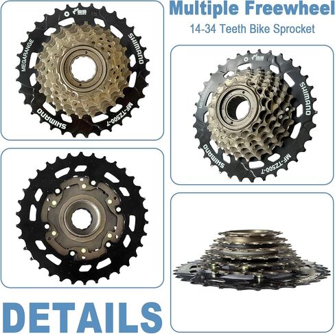 عجلة حرة للدراجة السريعة MF-TZ500-7، قطعة بديلة لركوب الدراجات ذات العجلات الحرة المتعددة 14-28T/34T in Kuwait
