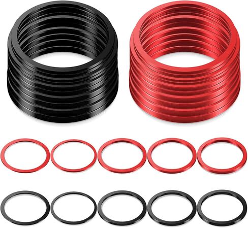 Skylety 20 Pieces Bike Bicycle Bottom Bracket Spacer 7 8 9 10 11 Speed Cassette Aluminum Alloy Flywheel Hub Washer Flywheel Hub Spacer 1 mm 1.5 mm 2 mm 2.5 mm 3 mm Bottom Bracket Washer BB in Saudi Arabia