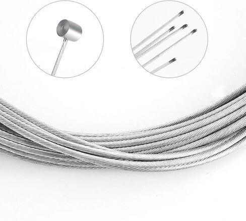 Universal Bicycle Brake Cable Kit (Brake Lines Only - No Shift Cables Included) with Housing, Noodles, Ferrules for Mountain Bike Road Bike Front Rear Brake Wire Replacement in Saudi Arabia