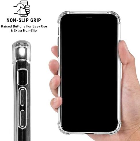 Skinit Clear Phone Case Compatible with iPhone 15 Pro - Officially Licensed NFL Philadelphia Eagles Retro Logo Design in Saudi Arabia