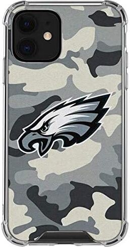 Skinit Clear Phone Case Compatible with iPhone 12 - Officially Licensed NFL Philadelphia Eagles Design in Saudi Arabia