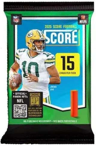 2025 Score Football NFL Blaster Pack with 15 Trading Cards + Toploader + StreetCards Magnet! in Saudi Arabia