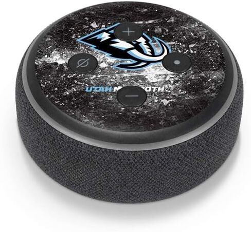 غلاف صوتي من Skinit متوافق مع Amazon Echo Dot 3 - تصميم سلسلة NHL Utah Mammoth Line-Up المرخص رسميًا in Saudi Arabia