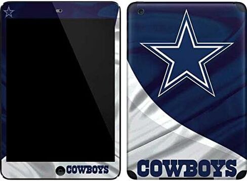 غلاف جهاز لوحي من Skinit متوافق مع iPad Mini (الجيل الأول والثاني) - تصميم مرخص رسميًا من NFL Dallas Cowboys in Saudi Arabia
