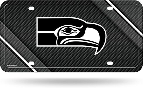 كرة قدم NFL Denver Broncos أصلية فريدة من نوعها بتصميم من ألياف الكربون بتصميم معدني تلقائي مقاس 6 بوصة × 12 بوصة - رائعة للشاحنة/السيارة/سيارات الدفع الرباعي in Kuwait
